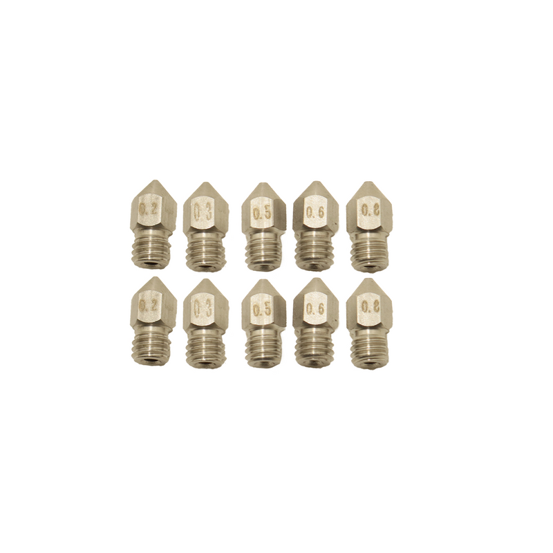 MK8 Steel Nozzle Kit - Pack of 10