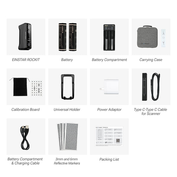 Scanner 3D Shining 3D Einstar Rockit