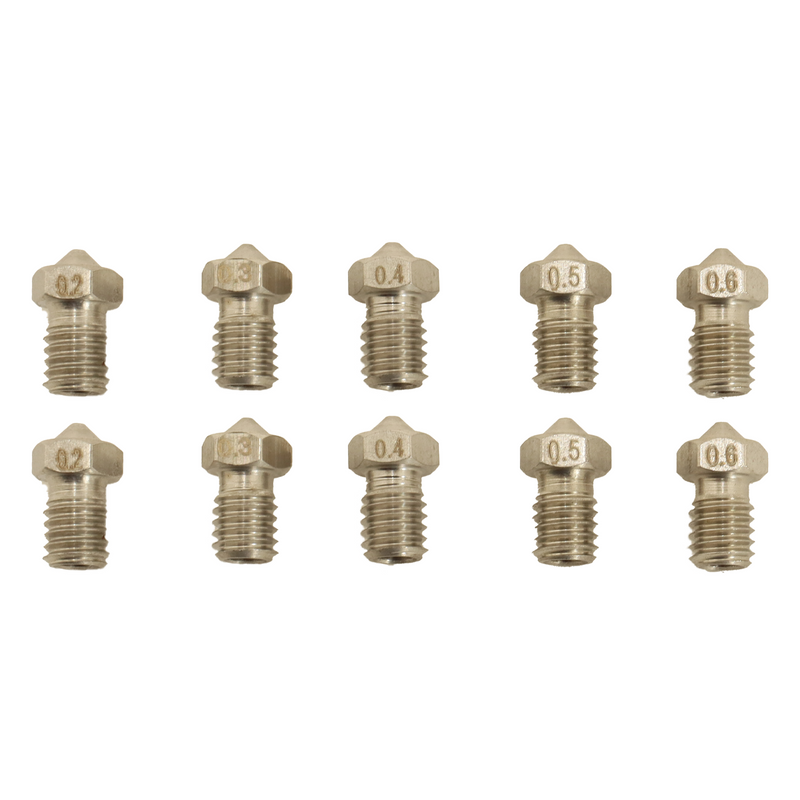 V6 Steel  Nozzle Kit - Pack of 10