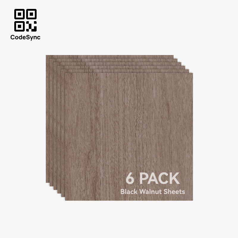 Bambu Lab 3mm Black Walnut Plywood (6pcs)