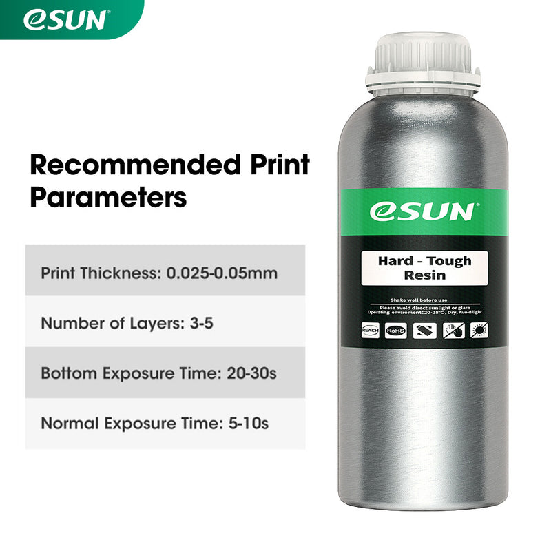 ESUN Hard-tough Resin For LCD Printer 500g - various colors - Digitmakers.ca providing 3d printers, 3d scanners, 3d filaments, 3d printing material , 3d resin , 3d parts , 3d printing services