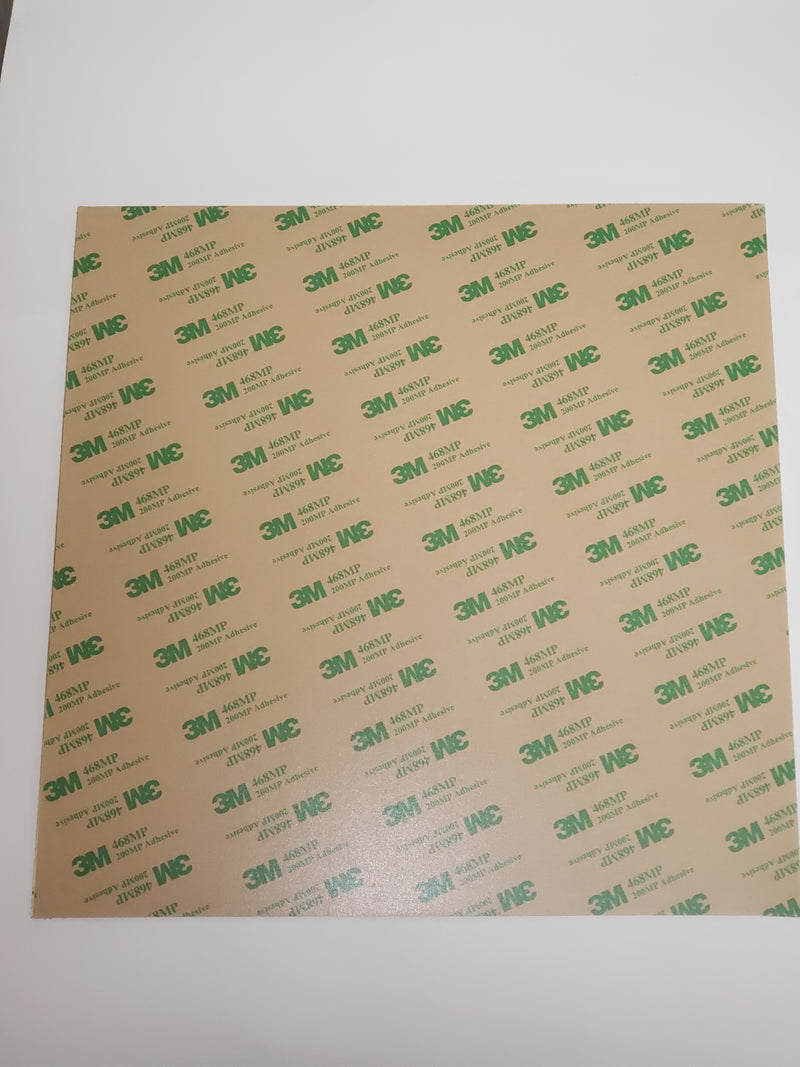 PEI Sheet 1 mm Thick with 486MP 3M Adhesive Backing - Digitmakers.ca providing 3d printers, 3d scanners, 3d filaments, 3d printing material , 3d resin , 3d parts , 3d printing services