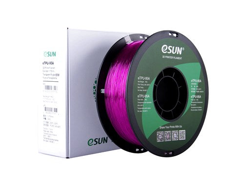 eSun eTPU-95A Filament 1.75mm 1kg Various Colors - Digitmakers.ca providing 3d printers, 3d scanners, 3d filaments, 3d printing material , 3d resin , 3d parts , 3d printing services