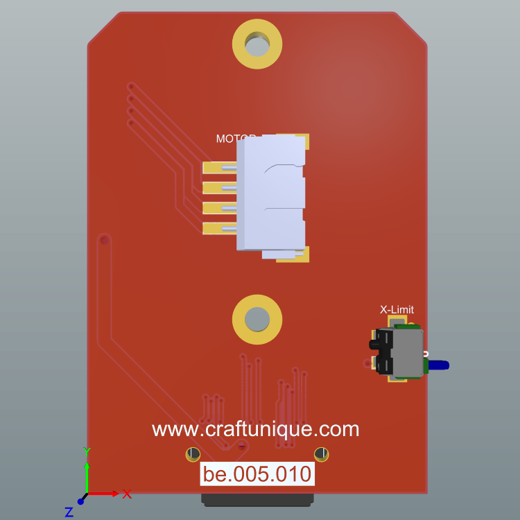 Craftbot PCB - FFC PCB RIGHT/ LEFT 5 R1.0 - Digitmakers.ca