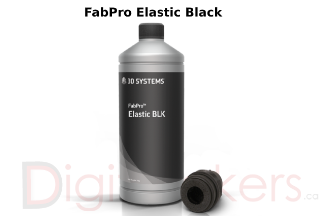 3D Systems FabPro Elastic Black Digitmakers.ca