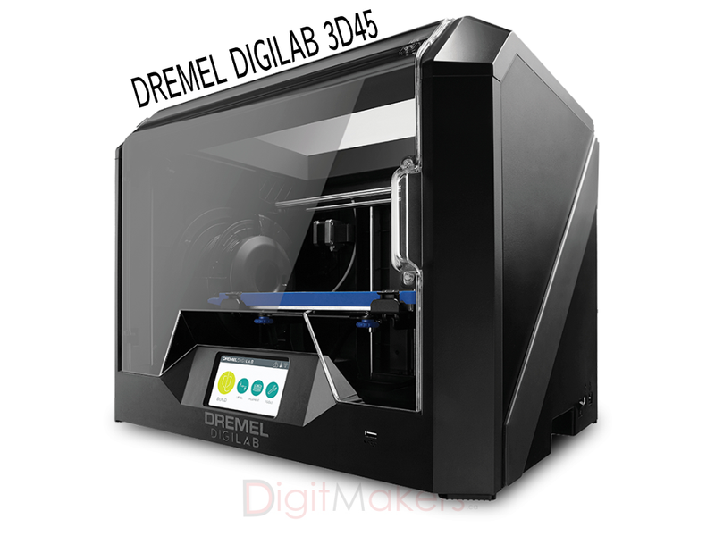 DREMEL DIGILAB 3D45 3D Printer - Digitmakers.ca providing 3d printers, 3d scanners, 3d filaments, 3d printing material , 3d resin , 3d parts , 3d printing services