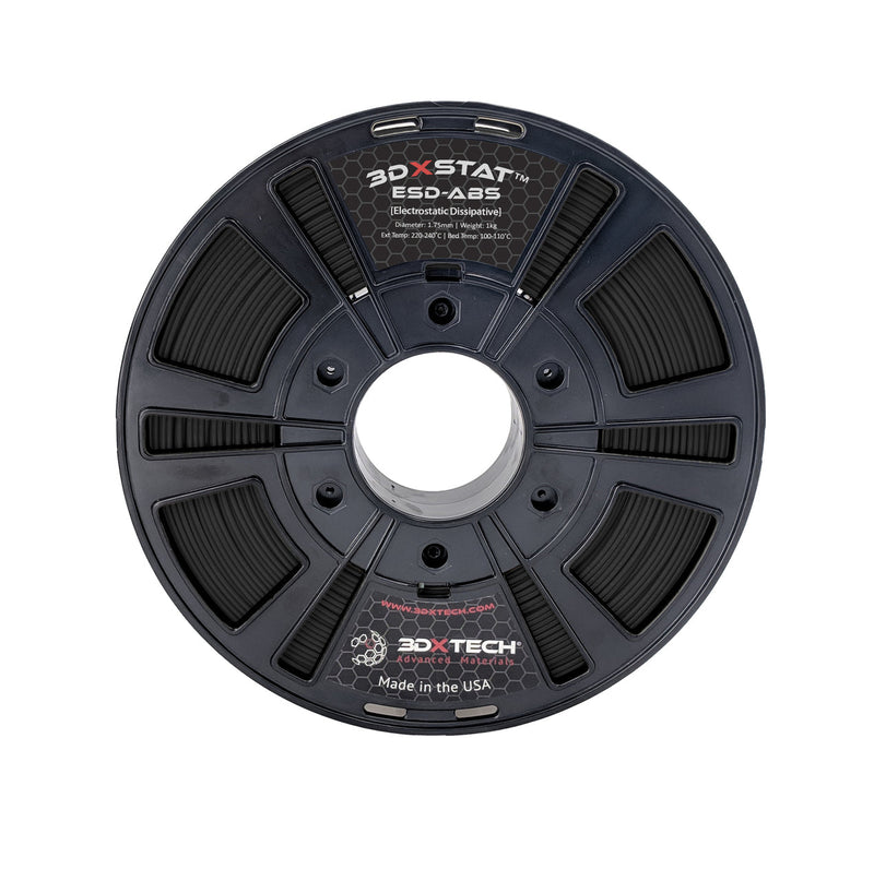 3DXSTAT ESD ABS Filament - Black various sizes Digitmakers.ca