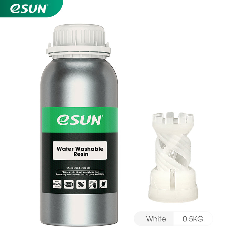 ESUN Water Washable Resin For LCD Printer 500g - various colors - Digitmakers.ca providing 3d printers, 3d scanners, 3d filaments, 3d printing material , 3d resin , 3d parts , 3d printing services