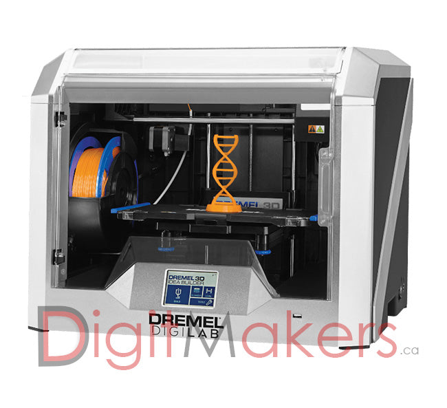 DREMEL DIGILAB 3D40 3D Printer with Flex Plate - Digitmakers.ca providing 3d printers, 3d scanners, 3d filaments, 3d printing material , 3d resin , 3d parts , 3d printing services