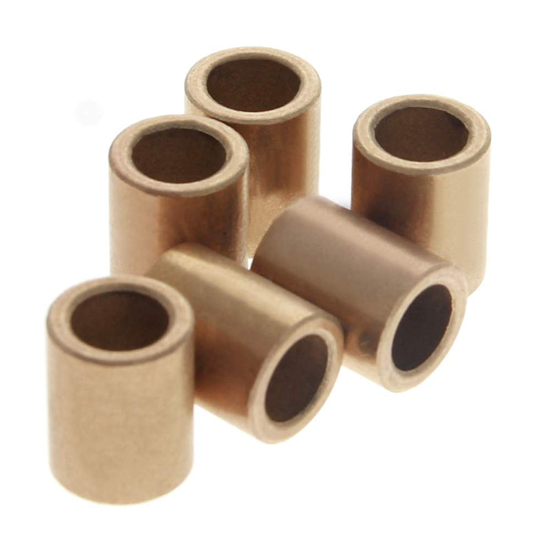 Self Lubricating Brass Bushing 8mmx12mmx15mm - Digitmakers.ca