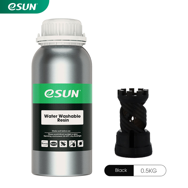 ESUN Water Washable Resin For LCD Printer 500g - various colors - Digitmakers.ca providing 3d printers, 3d scanners, 3d filaments, 3d printing material , 3d resin , 3d parts , 3d printing services