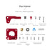 CREALITY 3D Printer Red Metal Extruder Kit - Digitmakers.ca