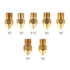 Official Creality Brass MK8 Nozzle Kit 1.75mm - (24 pieces) - Digitmakers.ca