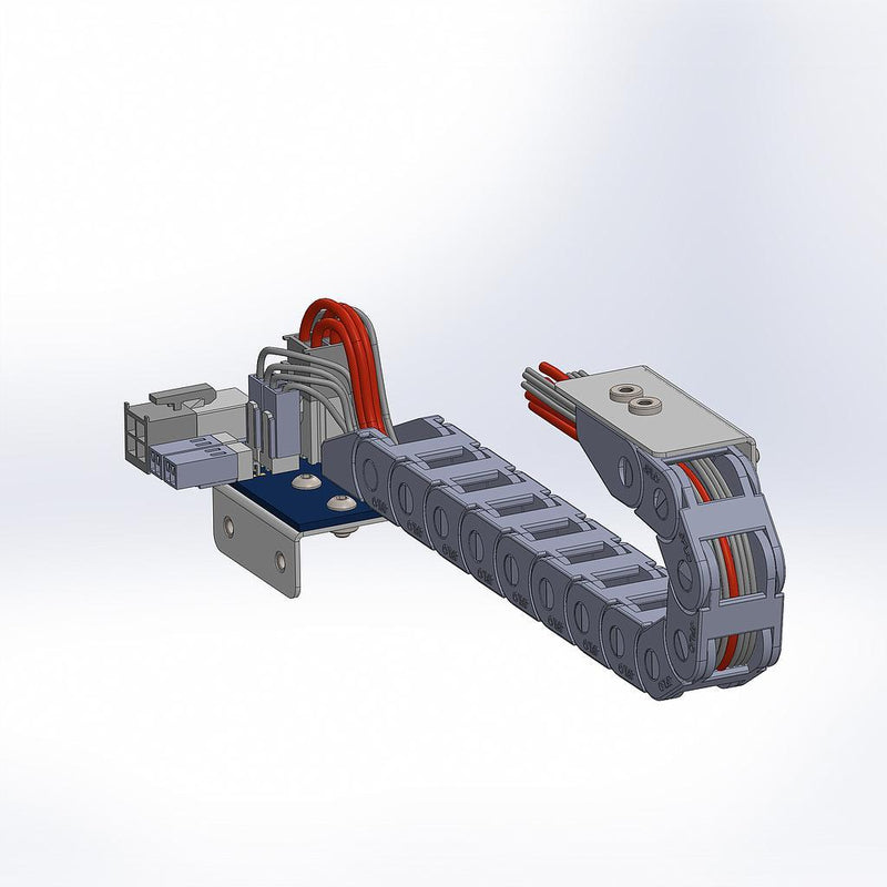 Craftbot Flow / Flow IDEX Z Energy Chain with Cable and PCB - Digitmakers.ca