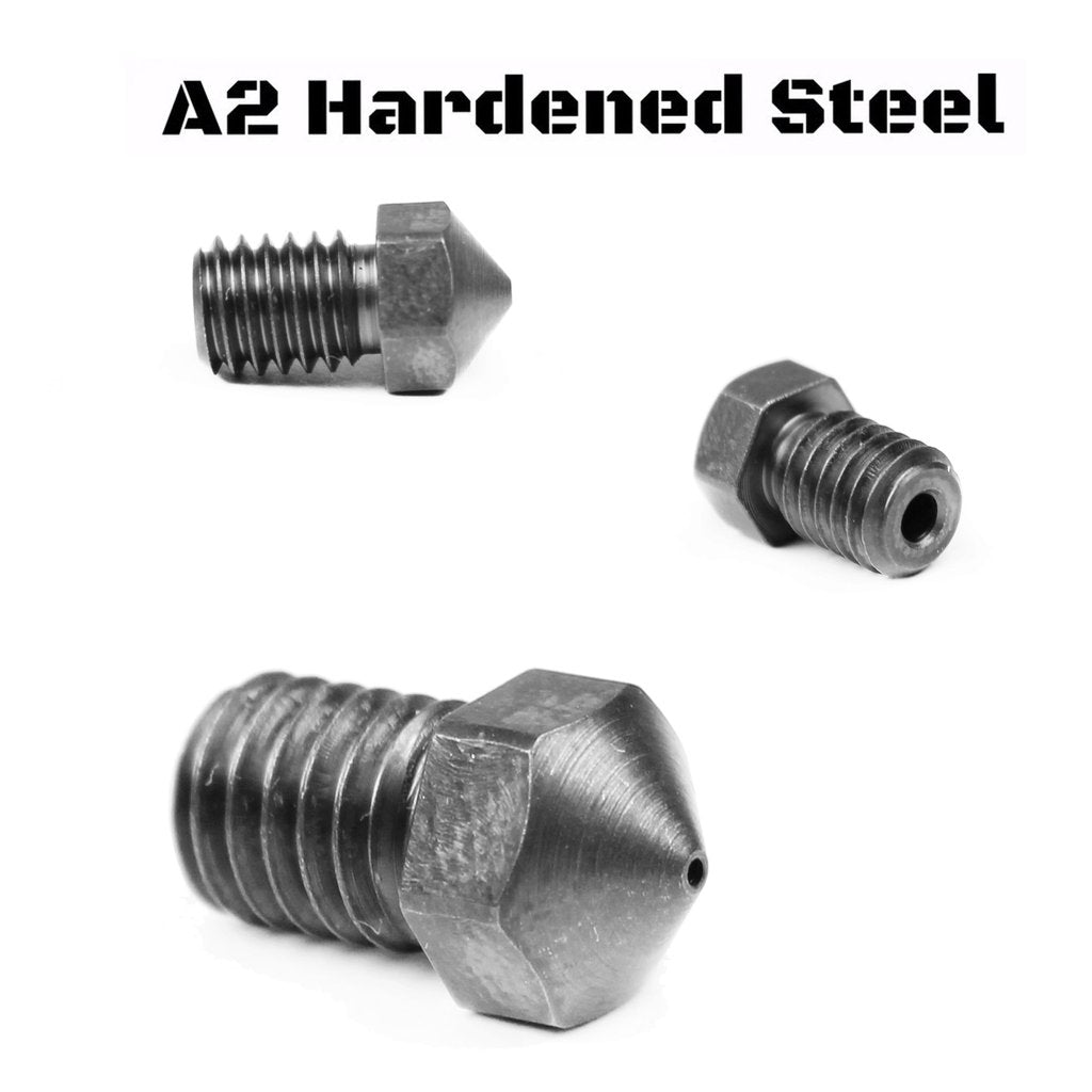 Micro Swiss Nozzle RepRap - M6 Thread 1.75mm Filament (E3D V5-V6, Prusa i3 MK2) - Digitmakers.ca