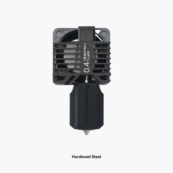 Bambu Lab Complete Hotend Assembly with Hardened / Stainless Steel Nozzle (Various Sizes)  - X1 Series Digitmakers.ca