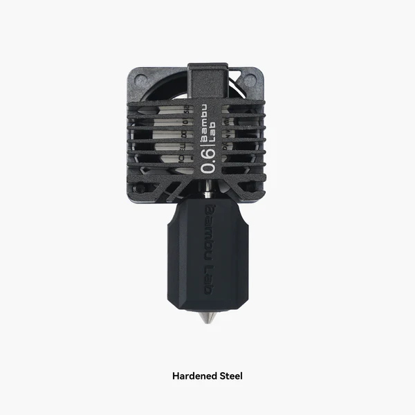 Bambu Lab Complete Hotend Assembly with Hardened / Stainless Steel Nozzle (Various Sizes)  - X1 Series Digitmakers.ca