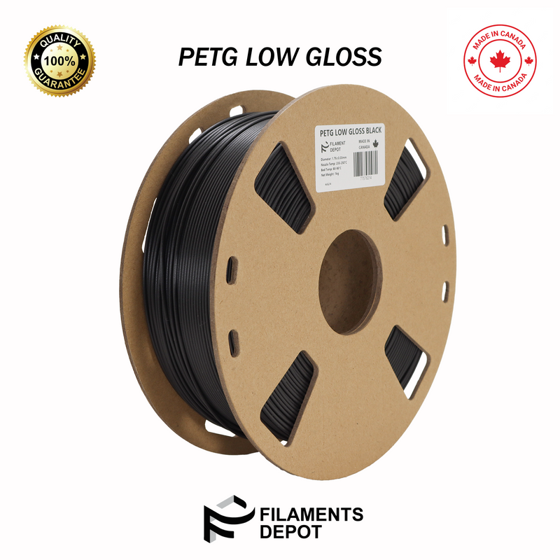 Filaments Depot Low Gloss PETG 1.75mm 1kg - Digitmakers.ca