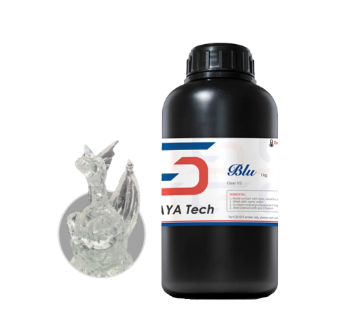 Siraya Tech Blu Clear V2 Resin - For LCD Resin Printers - 1kg - Digitmakers.ca