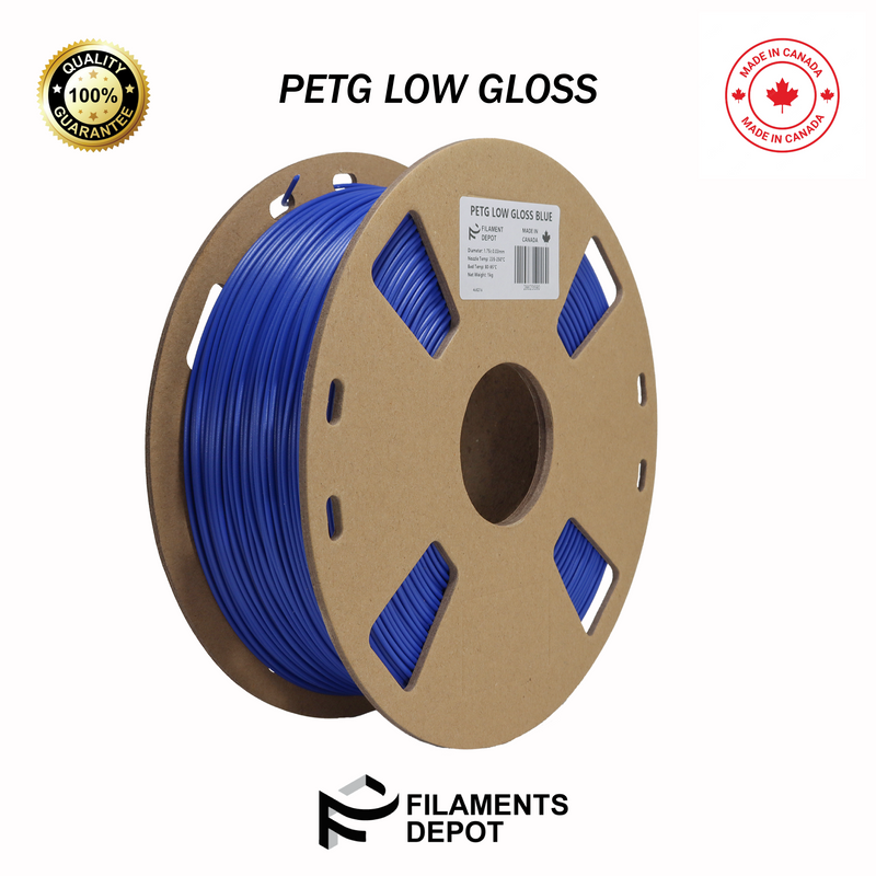 Filaments Depot Low Gloss PETG 1.75mm 1kg - Digitmakers.ca