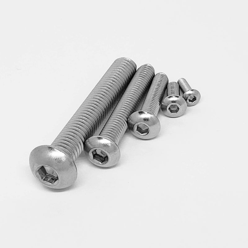 Stainless Steel Button Head Cap Screw Various Sizes - Digitmakers.ca