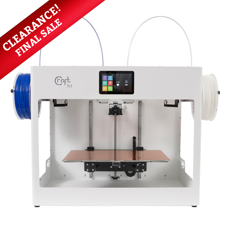 Craftbot Flow Generation IDEX 3D Printer - Digitmakers.ca