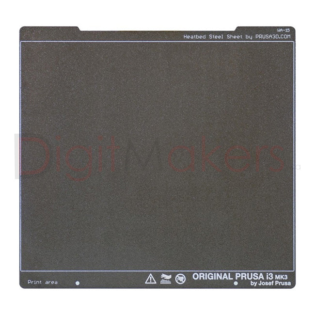 Double-Sided Textured PEI Powder-coated Spring Steel Sheet For i3 MK3S - Digitmakers.ca providing 3d printers, 3d scanners, 3d filaments, 3d printing material , 3d resin , 3d parts , 3d printing services