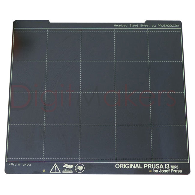 Original Spring Steel Sheet with Smooth Double-Sided PEI For i3 MK3S - Digitmakers.ca providing 3d printers, 3d scanners, 3d filaments, 3d printing material , 3d resin , 3d parts , 3d printing services
