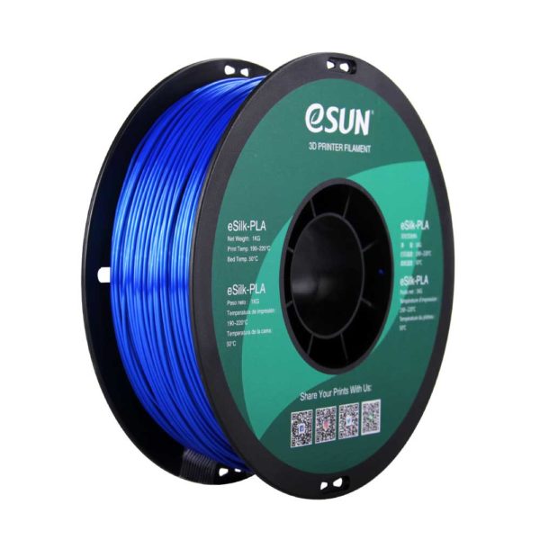 eSun eSilk PLA Filament 1.75mm 1kg Spool Various Colors - Digitmakers.ca providing 3d printers, 3d scanners, 3d filaments, 3d printing material , 3d resin , 3d parts , 3d printing services