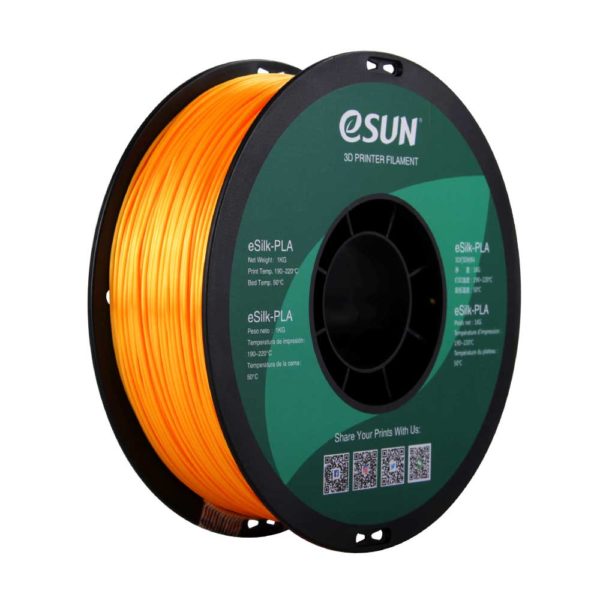 eSun eSilk PLA Filament 1.75mm 1kg Spool Various Colors - Digitmakers.ca providing 3d printers, 3d scanners, 3d filaments, 3d printing material , 3d resin , 3d parts , 3d printing services