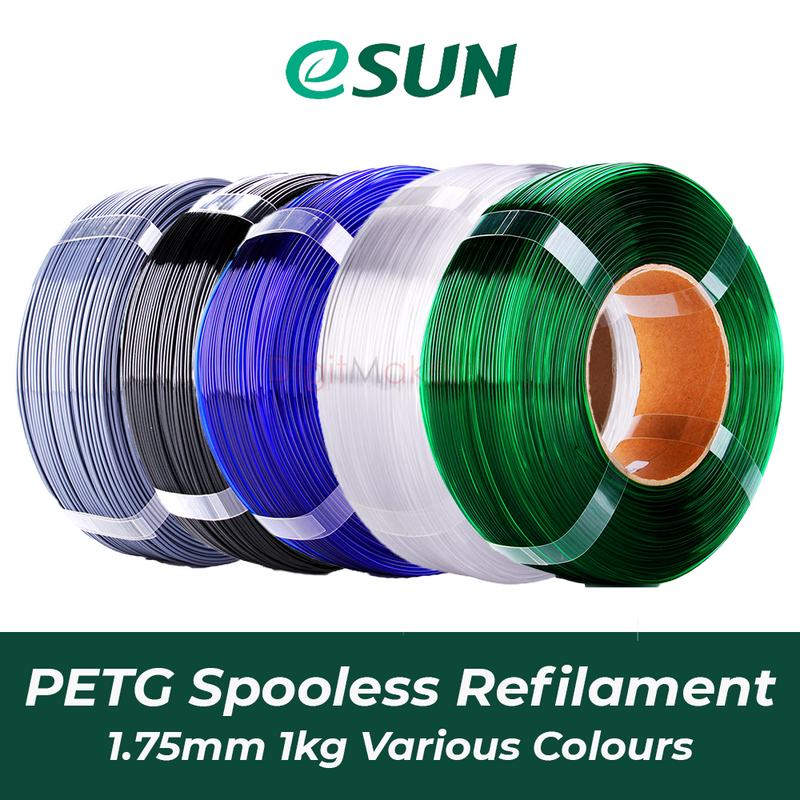ESun PETG ReFilament 1.75 mm 1kg Spooless - Various Colors - Digitmakers.ca