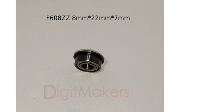 Flange Ball Bearing F608ZZ - Digitmakers.ca providing 3d printers, 3d scanners, 3d filaments, 3d printing material , 3d resin , 3d parts , 3d printing services