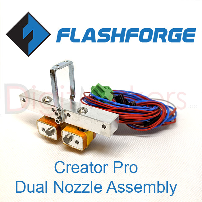 Flashforge Creator Pro Extruder Assembly - Digitmakers.ca providing 3d printers, 3d scanners, 3d filaments, 3d printing material , 3d resin , 3d parts , 3d printing services