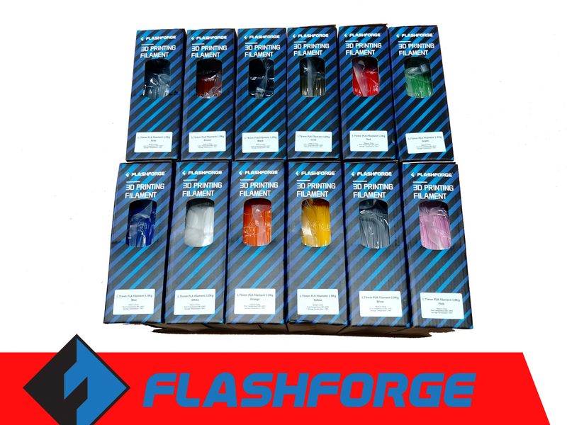 Flashforge PLA Filament 1.75mm, 1kg Spool (12 Colors) - Digitmakers.ca providing 3d printers, 3d scanners, 3d filaments, 3d printing material , 3d resin , 3d parts , 3d printing services