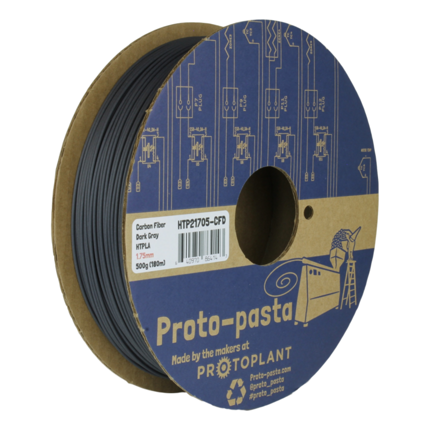 Protopasta High Performance HTPLA - Carbon Fiber - various colors - Digitmakers.ca