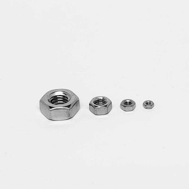 Stainless Steel Hex Nuts Various Sizes - Digitmakers.ca