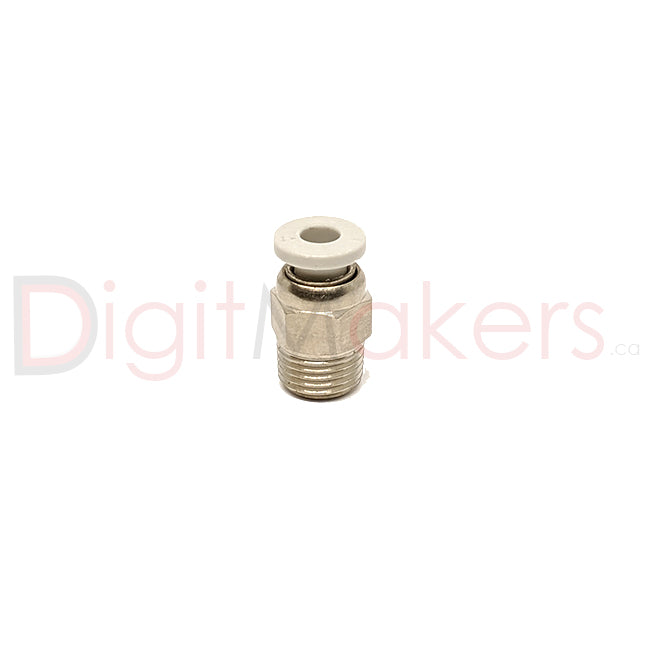 M10 Brass Pneumatic Connector Hotend Side - Digitmakers.ca providing 3d printers, 3d scanners, 3d filaments, 3d printing material , 3d resin , 3d parts , 3d printing services