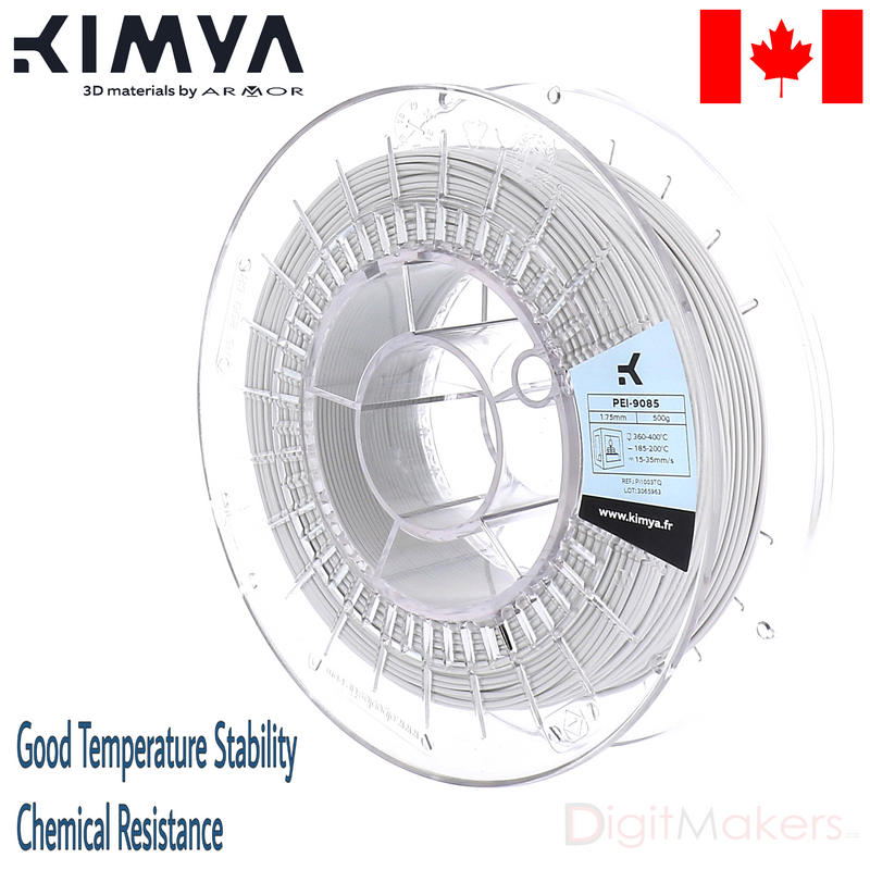 PEI-9085 Kimya 3D Filament - Digitmakers.ca providing 3d printers, 3d scanners, 3d filaments, 3d printing material , 3d resin , 3d parts , 3d printing services