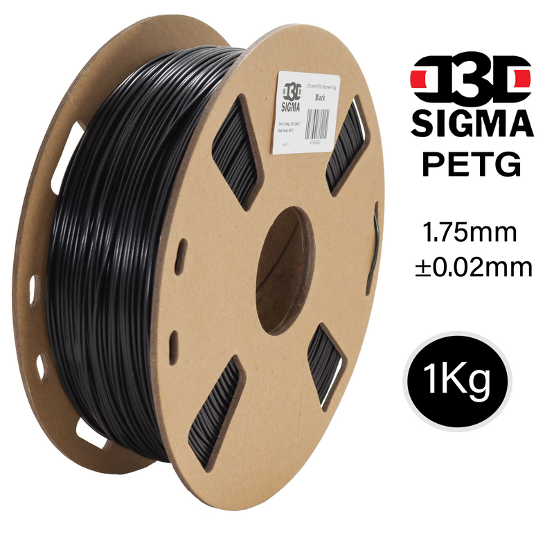 D3D Sigma PETG 1kg 1.75 mm Spooled Various Colors - Digitmakers.ca