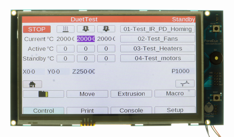 PanelDue - Integrated 5" Color Touch Screen - Digitmakers.ca