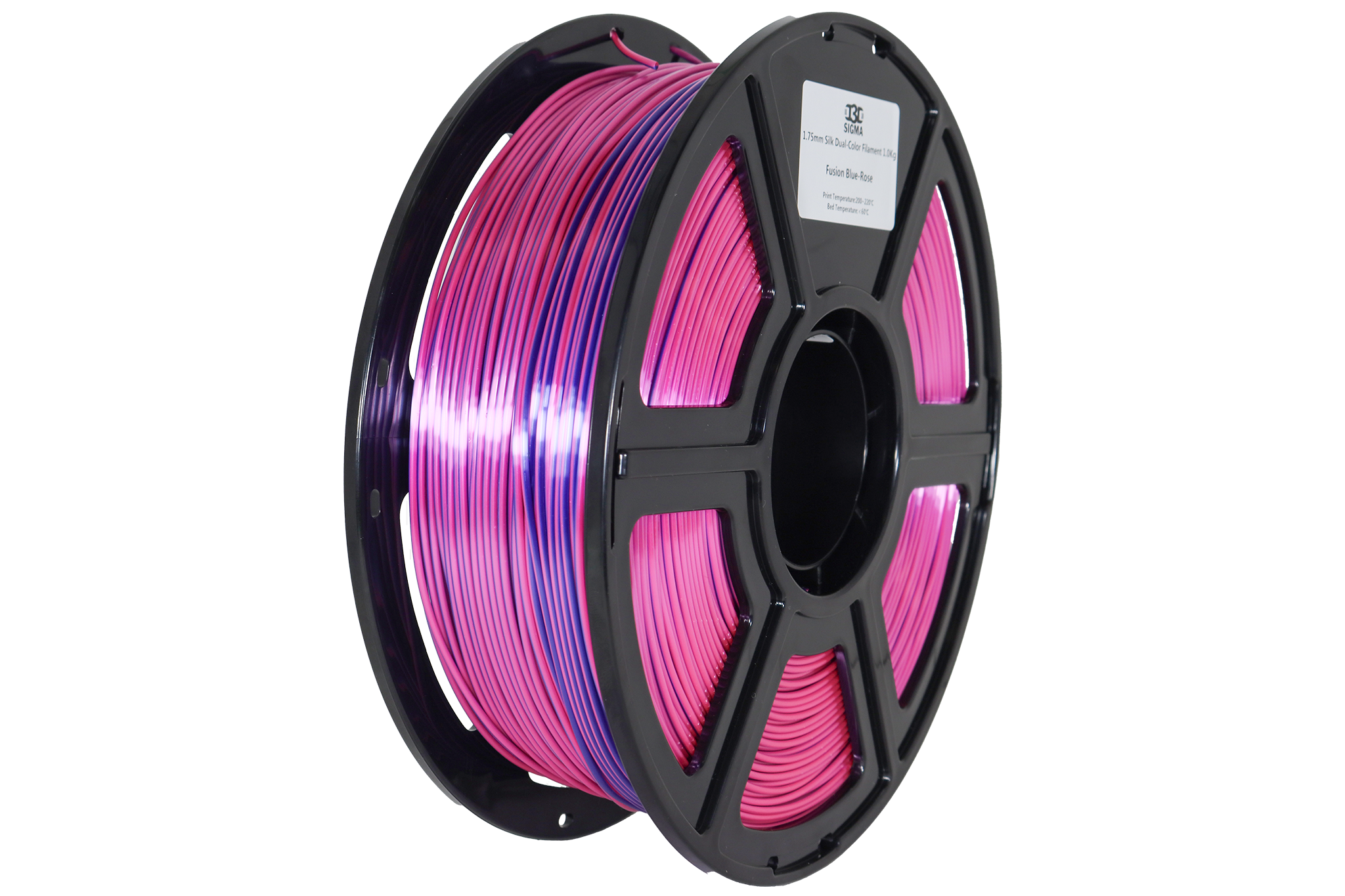 D3D Sigma Silk PLA Multi-Colour Filament 1.75mm 1kg Spool Various Colors - Digitmakers.ca