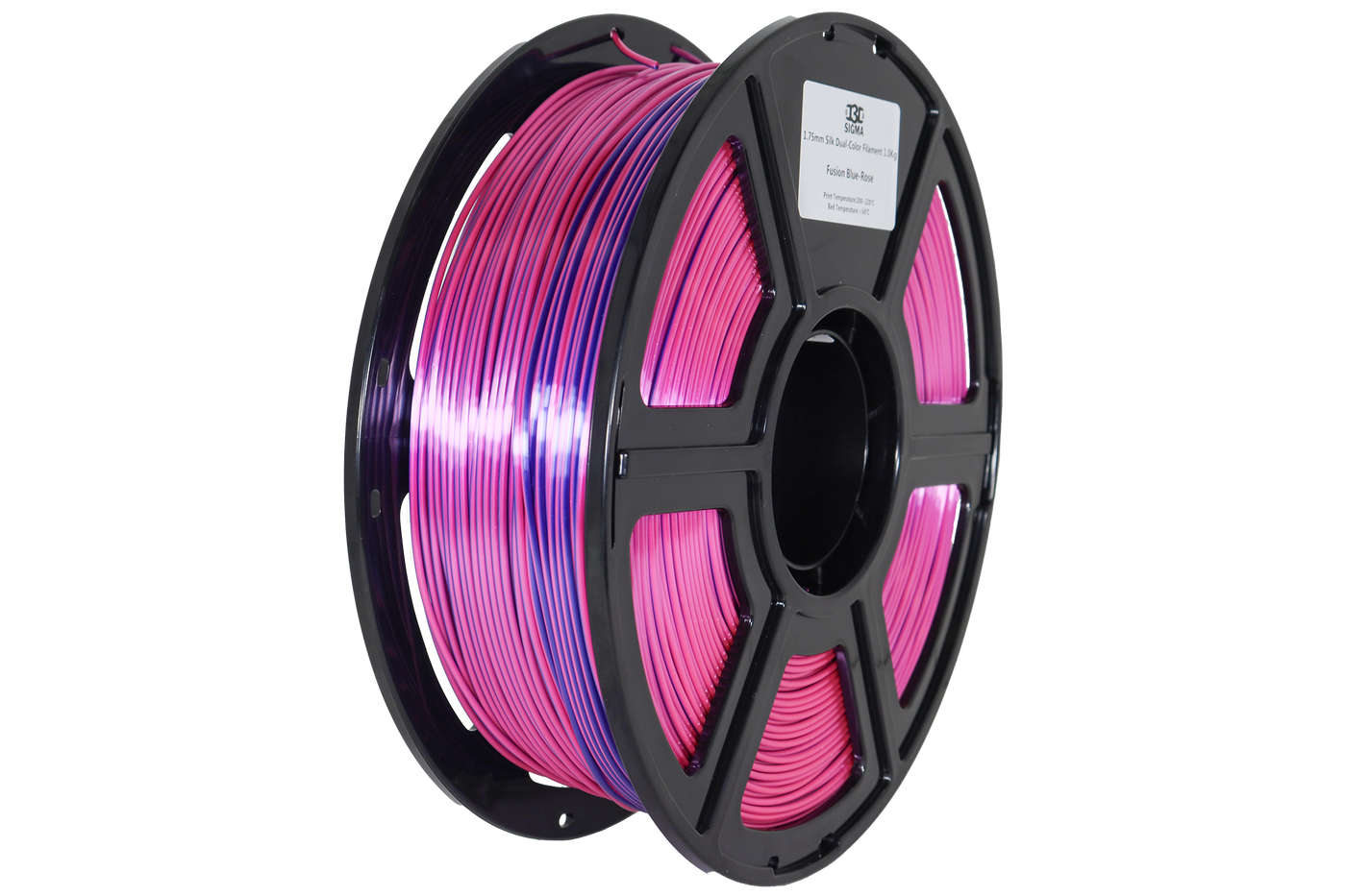 Silk Purple PLA Plus Filament 1.75mm Shiny 3D Printer Filament 1KG Spool  (2.2 lbs), Suitable for High Speed-Silk Color PLA Filament Widely Support  for