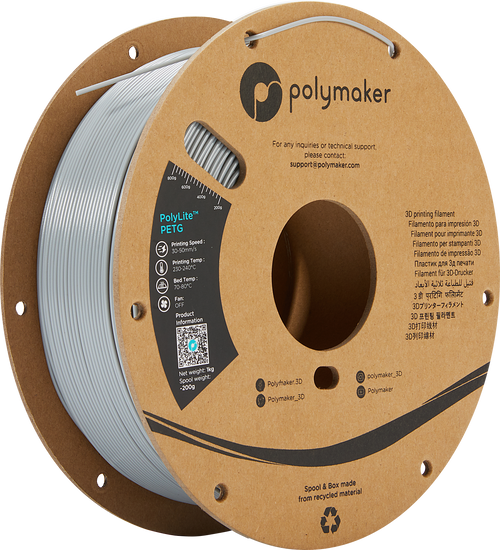 PolyLite™ PETG Various Colors (1.75mm 1000g) - Digitmakers.ca