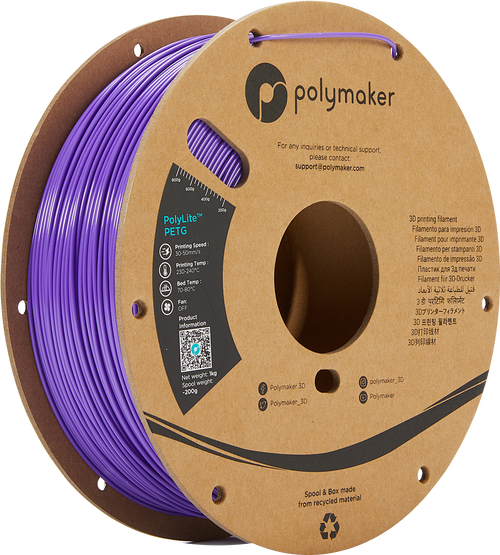 PolyLite™ PETG Various Colors (1.75mm 1000g) - Digitmakers.ca