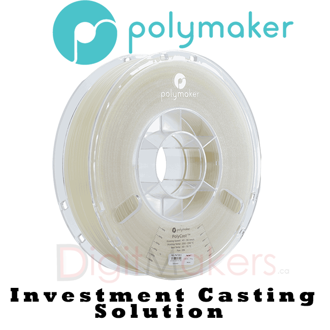 PolyCast™-Poly Maker 1.75MM - Digitmakers.ca providing 3d printers, 3d scanners, 3d filaments, 3d printing material , 3d resin , 3d parts , 3d printing services