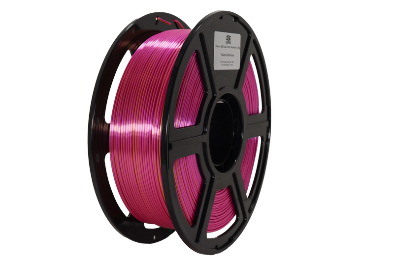 D3D Sigma Silk PLA Multi-Colour Filament 1.75mm 1kg Spool Various Colors - Digitmakers.ca