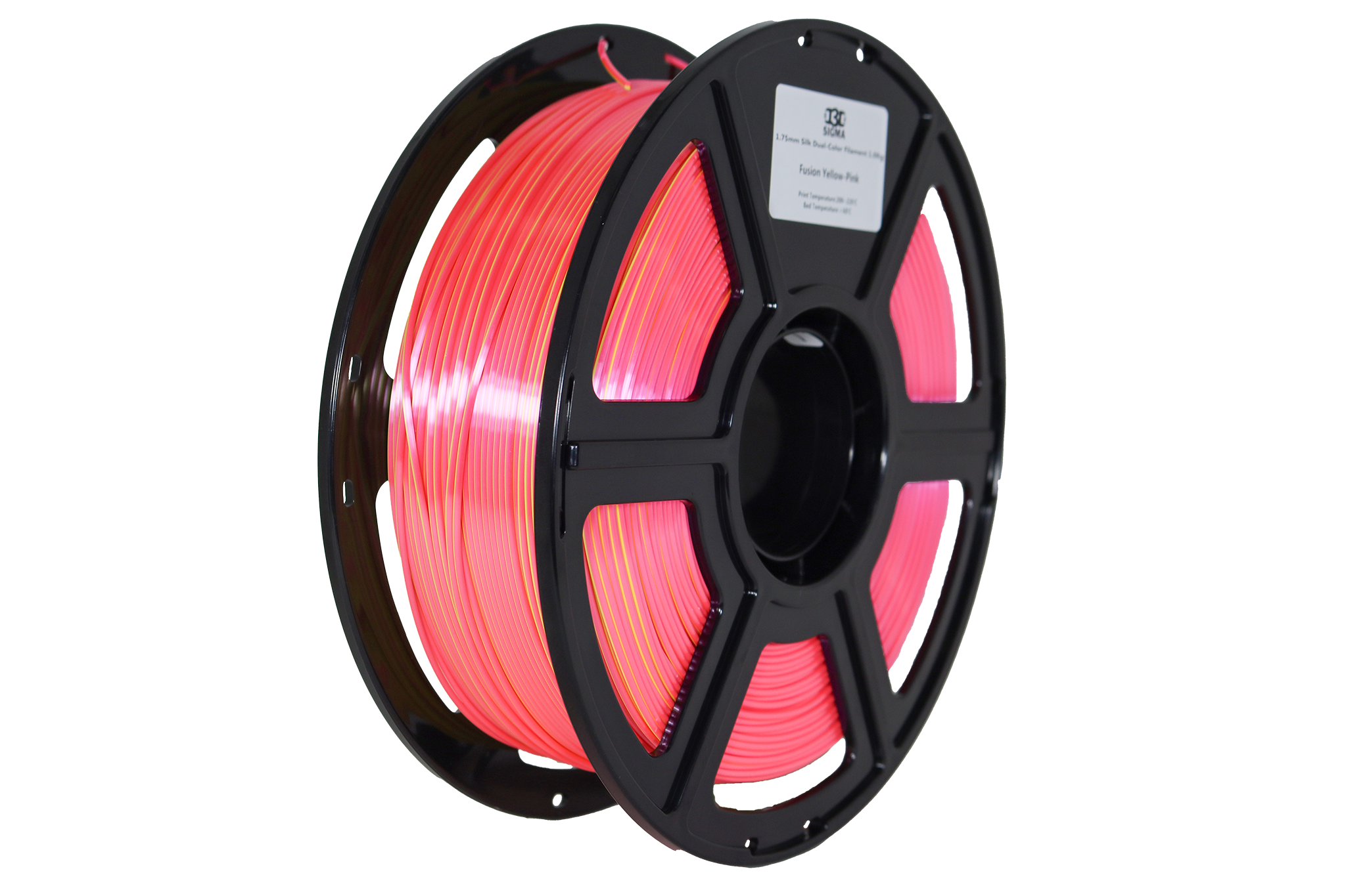 D3D Sigma Silk PLA Multi-Colour Filament 1.75mm 1kg Spool Various Colors - Digitmakers.ca