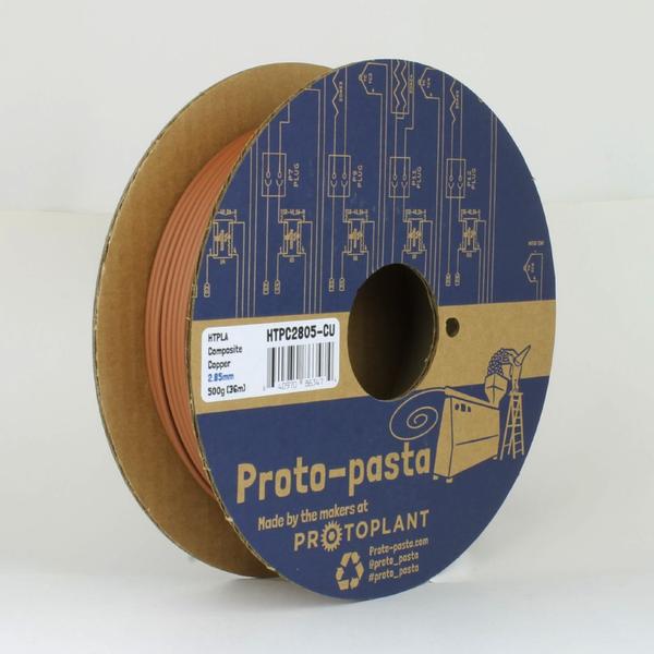 Protopasta Copper Metal Composite HTPLA - 1.75mm - Digitmakers.ca providing 3d printers, 3d scanners, 3d filaments, 3d printing material , 3d resin , 3d parts , 3d printing services