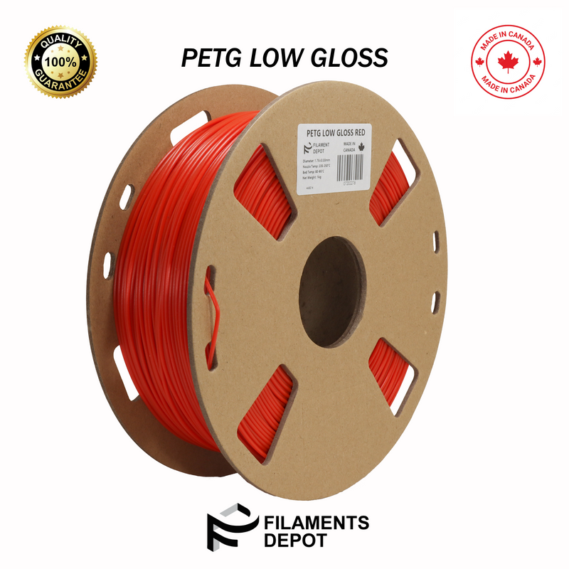 Filaments Depot Low Gloss PETG 1.75mm 1kg - Digitmakers.ca