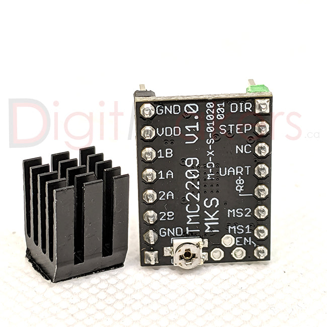 TMC2209 Stepper Motor Driver (MKS) - Digitmakers.ca providing 3d printers, 3d scanners, 3d filaments, 3d printing material , 3d resin , 3d parts , 3d printing services